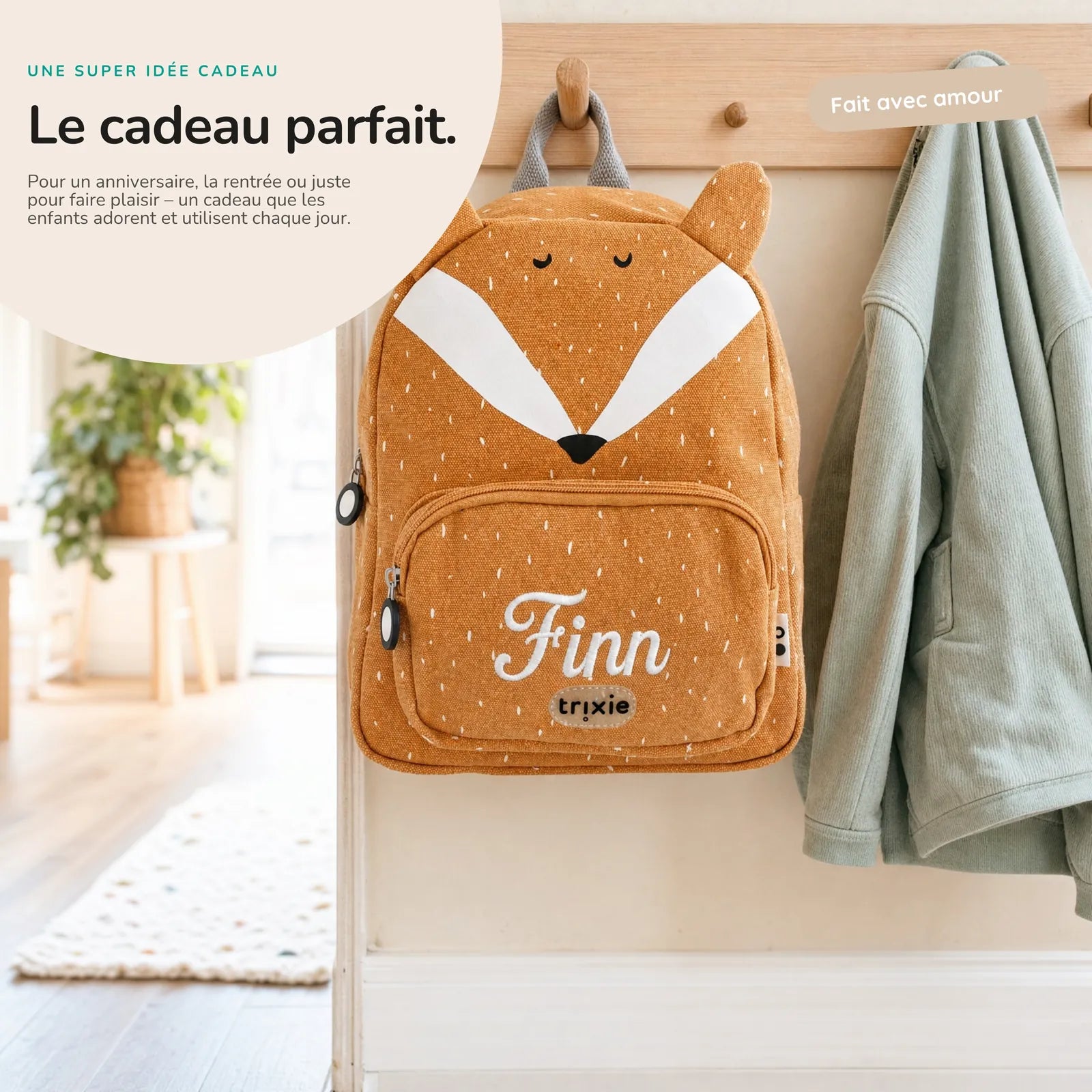 Sac à dos Renard Trixie en deux tailles (5,25 L et 7,5 L) — Kidsmood