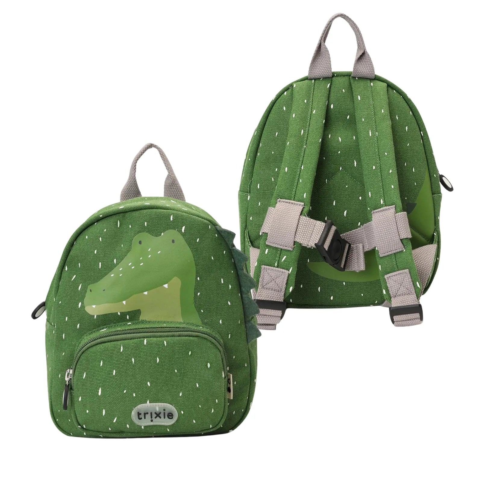 Sac à dos maternelle Trixie Crocodile personnalisé, prénom brodé — Kidsmood
