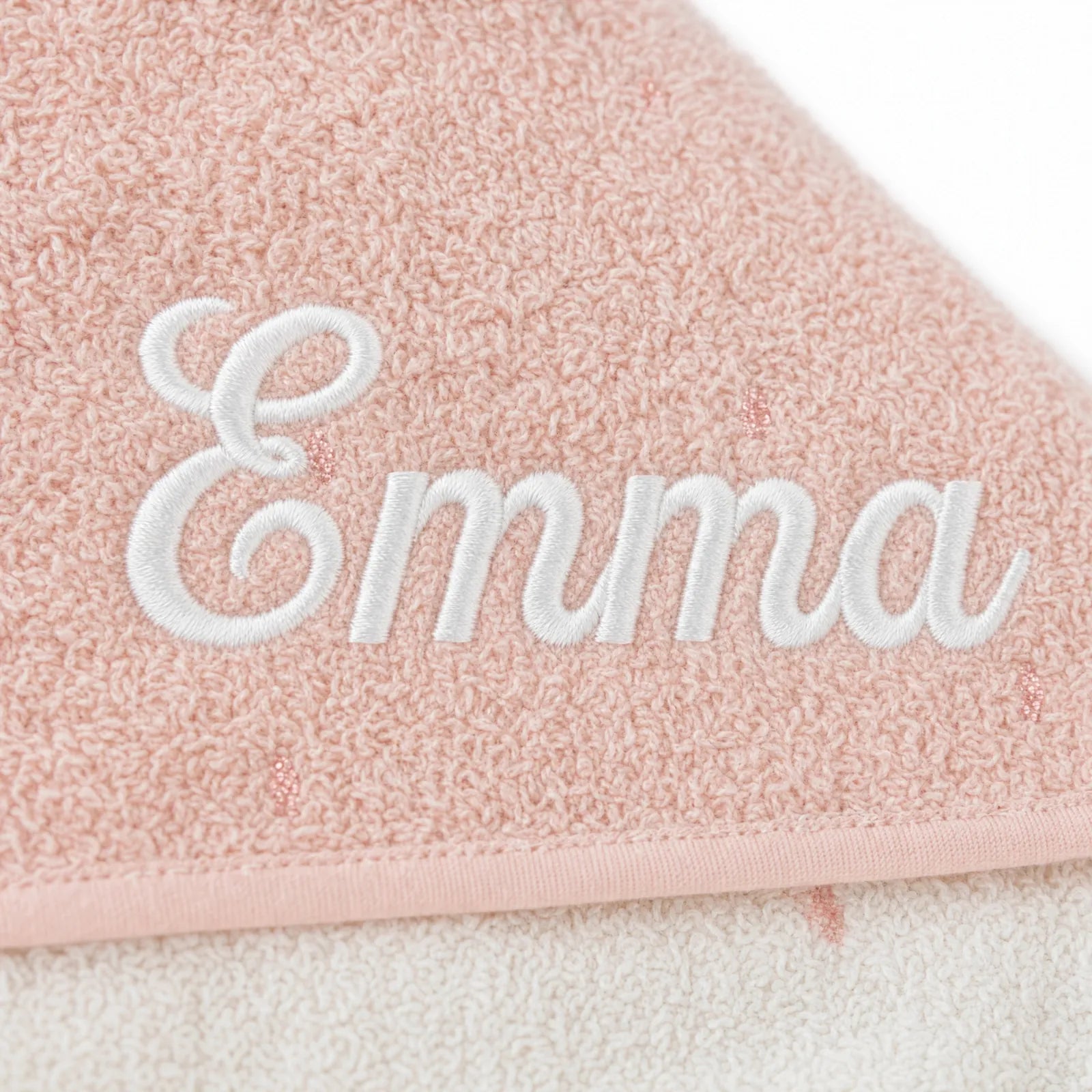 Cape de bain bébé Trixie Lapin personnalisée, prénom brodé — Kidsmood