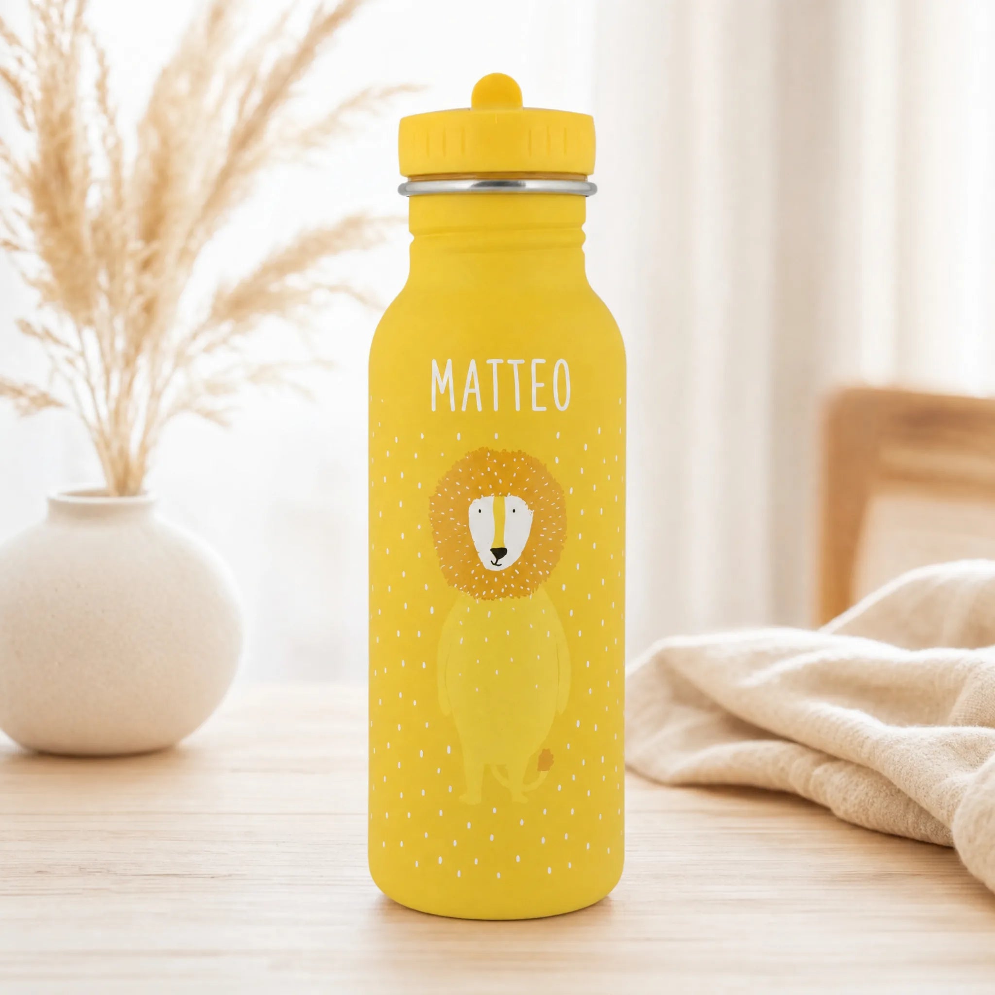Gourde anti-fuite motif Lion en 350 ml et 500 ml — Kidsmood