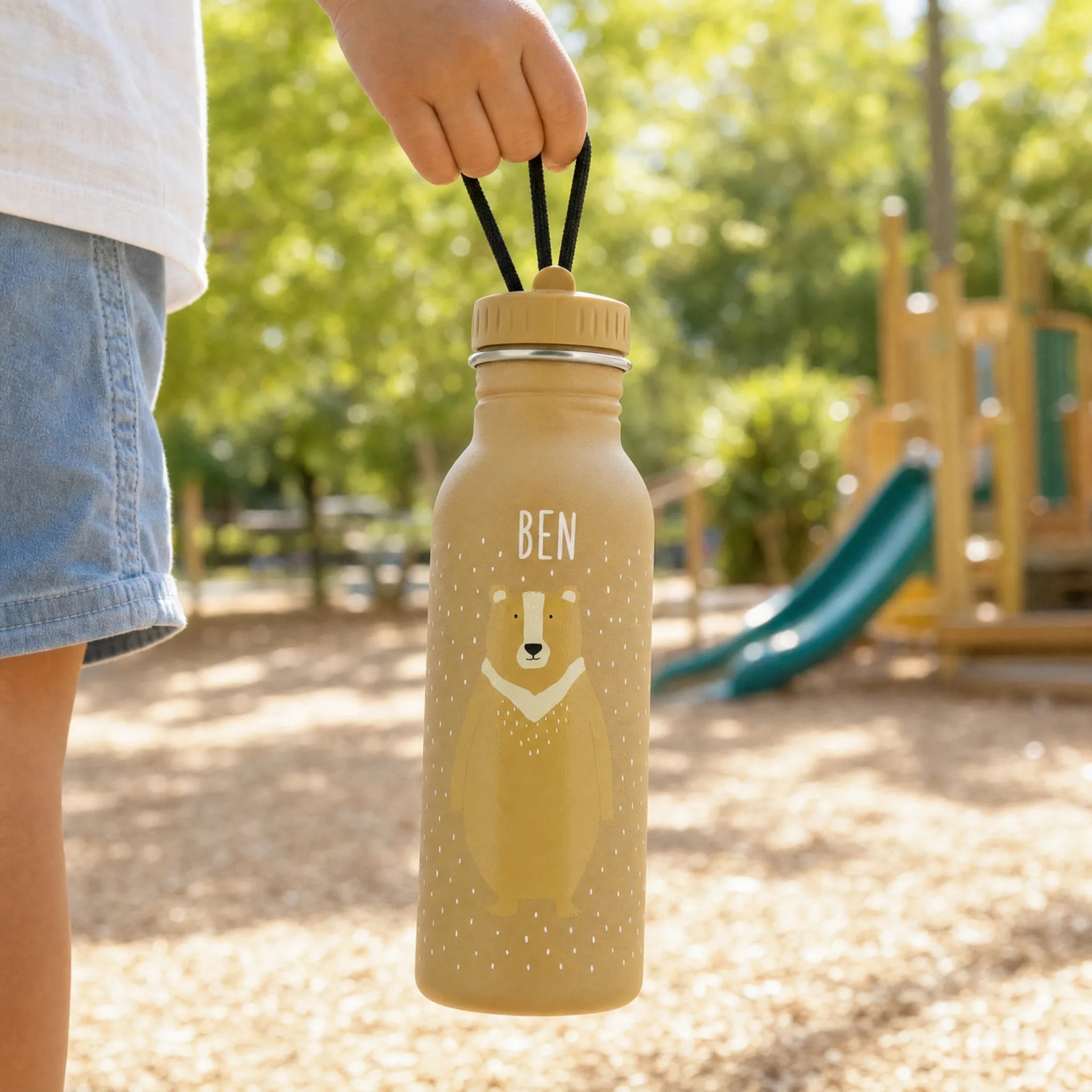 Gourde enfant motif Ours, idée cadeau personnalisée — Kidsmood