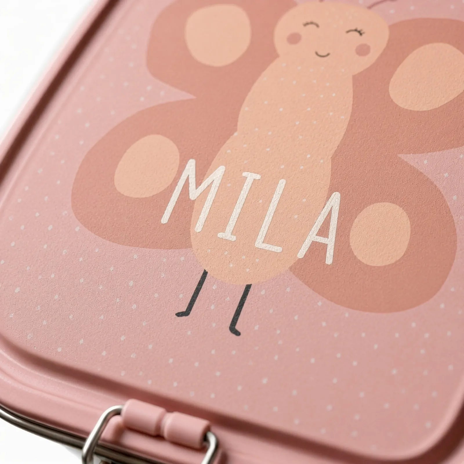 Lunch box inox enfant Papillon personnalisée — Kidsmood