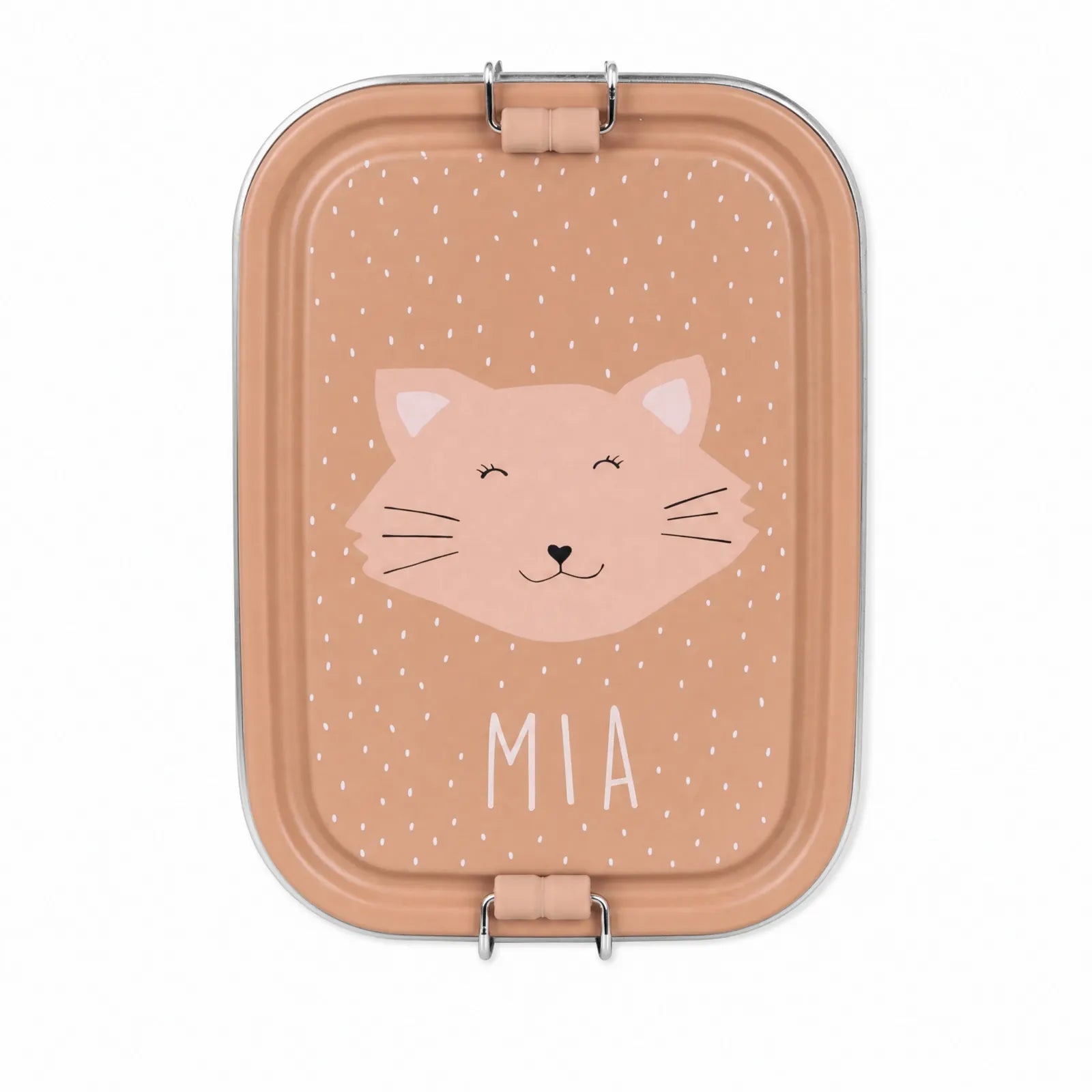Boîte repas enfant Chat personnalisée — Kidsmood