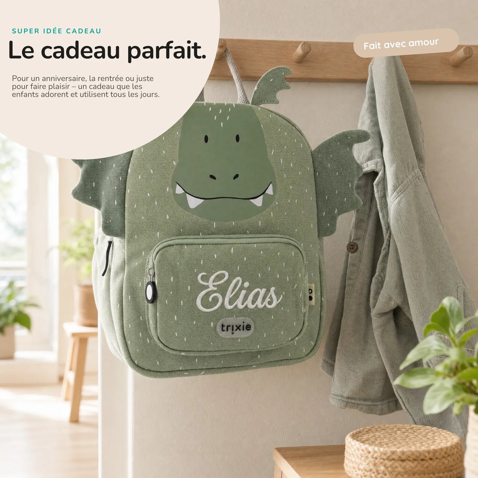 Sac à dos Dragon Trixie en deux tailles (5,25 L et 7,5 L) — Kidsmood