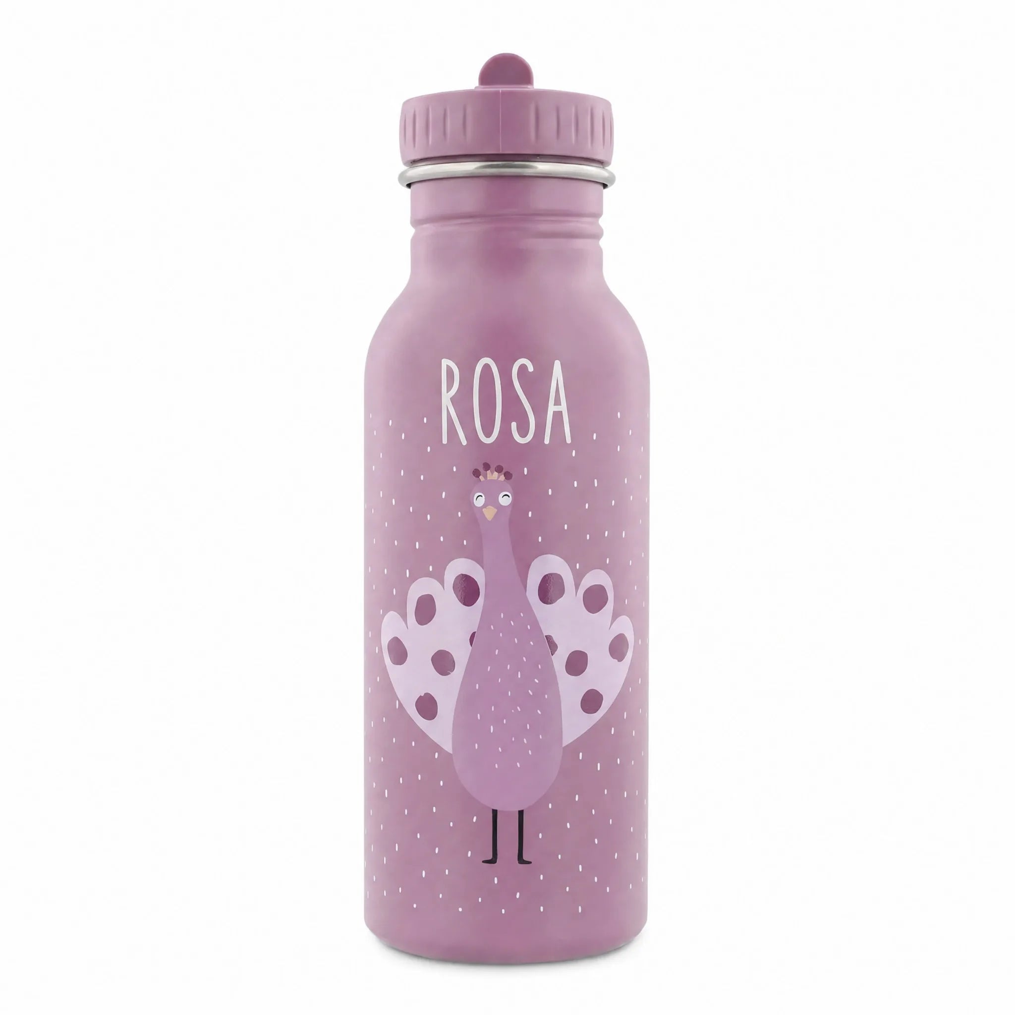 Gourde enfant motif Paon, design Trixie — Kidsmood