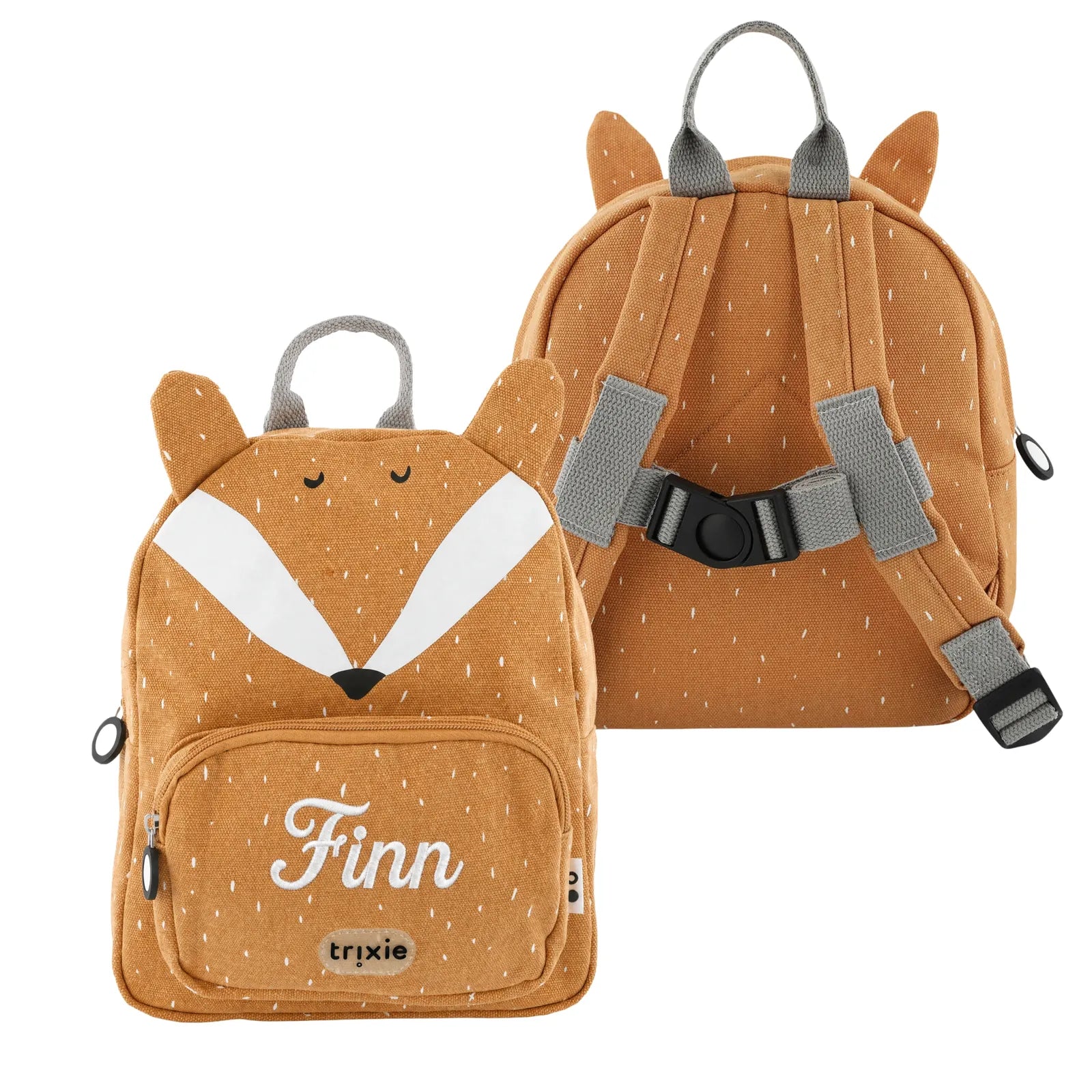 Sac à dos maternelle Trixie Renard personnalisé, prénom brodé — Kidsmood