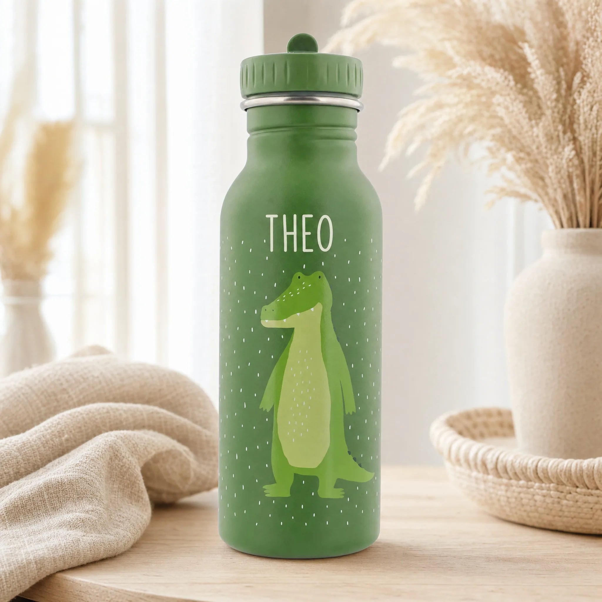 Gourde anti-fuite motif Crocodile en 350 ml et 500 ml — Kidsmood
