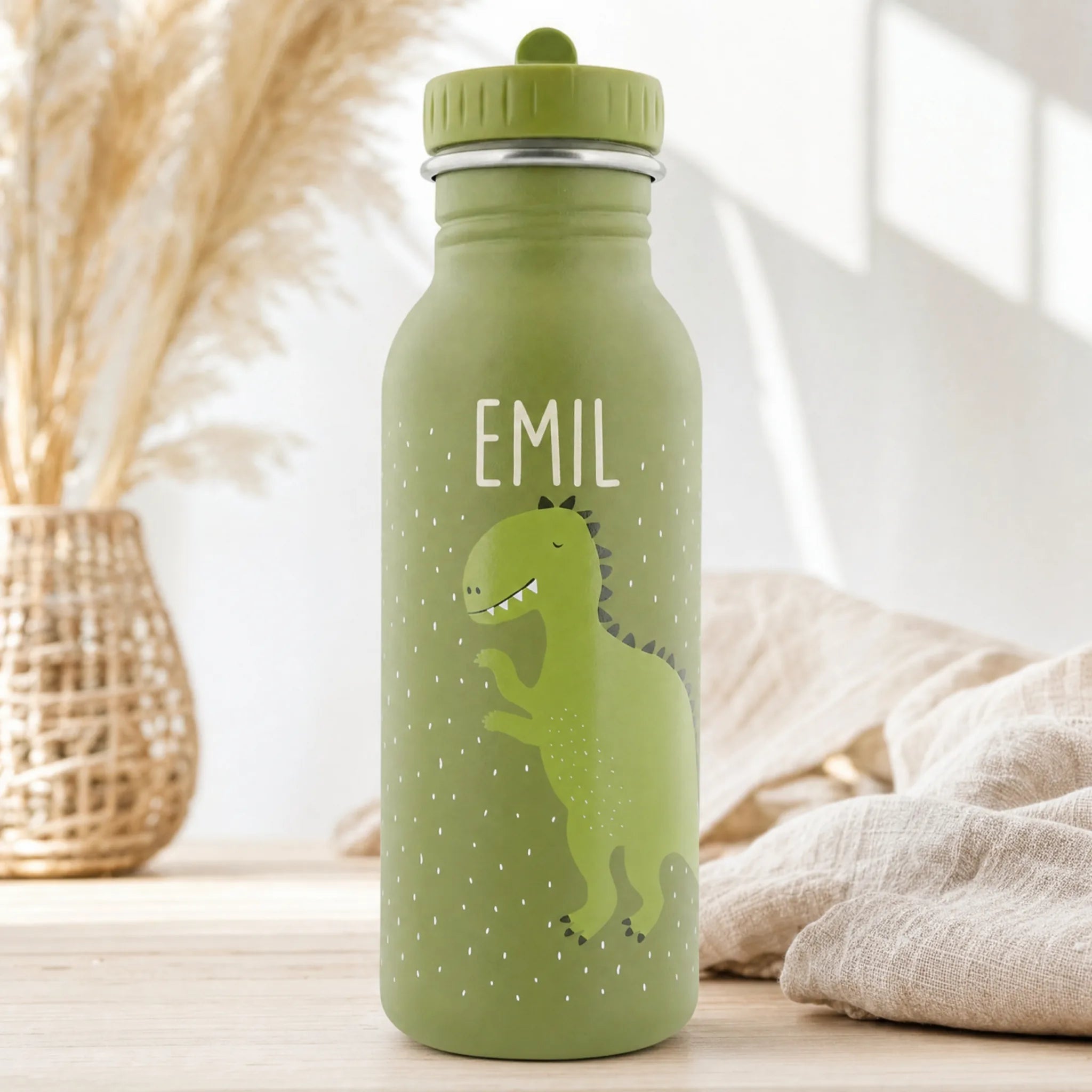 Gourde anti-fuite motif Dino en 350 ml et 500 ml — Kidsmood