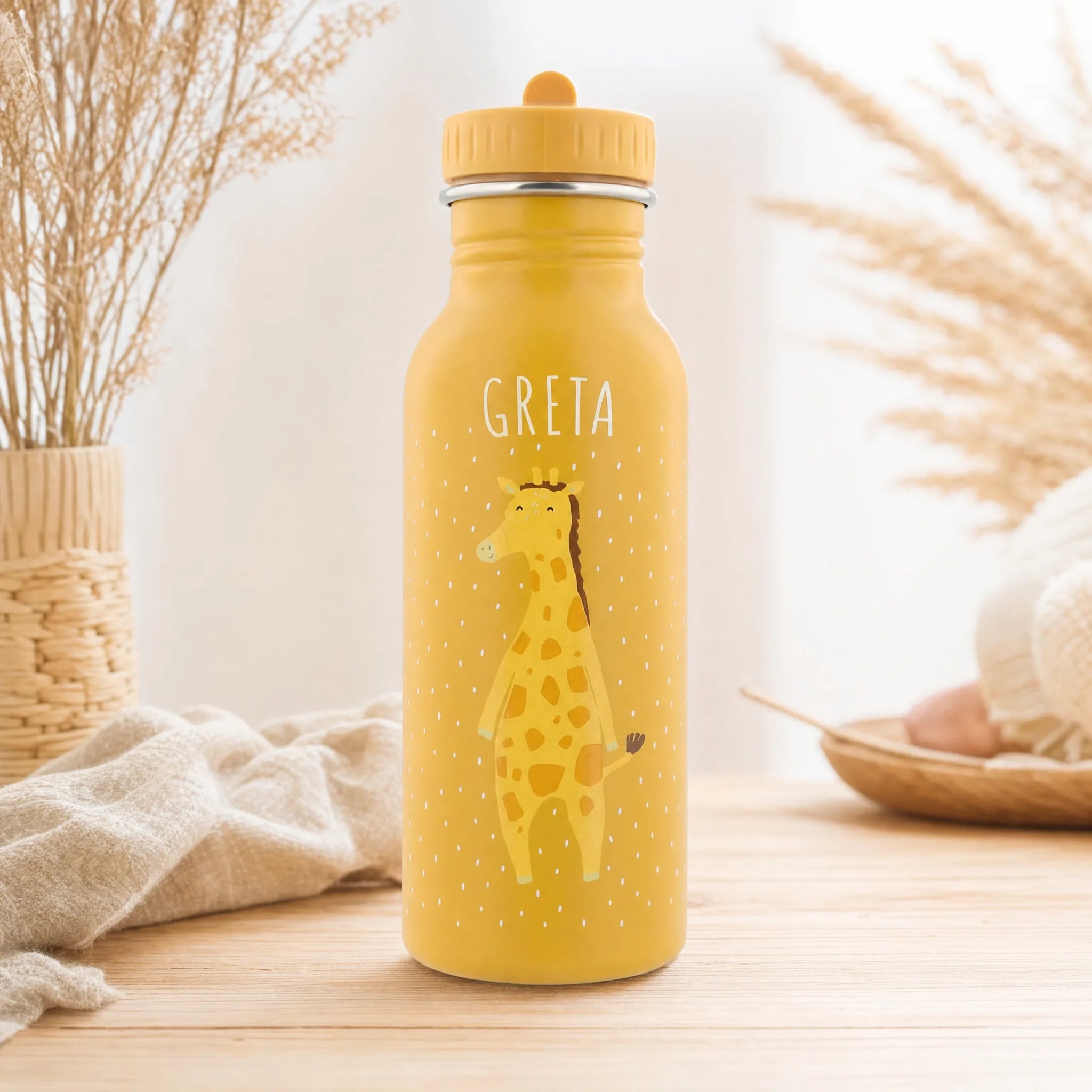 Gourde anti-fuite motif Girafe en 350 ml et 500 ml — Kidsmood