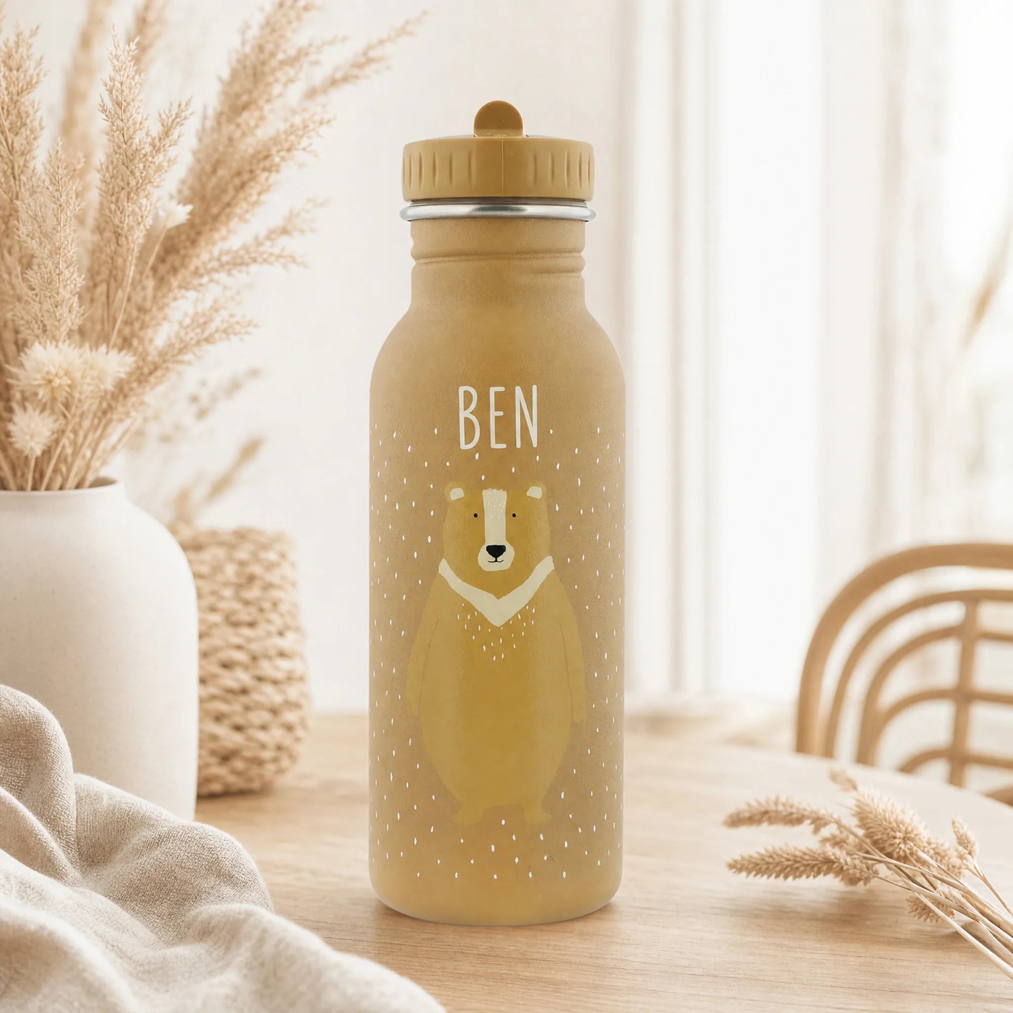 Gourde anti-fuite motif Ours en 350 ml et 500 ml — Kidsmood