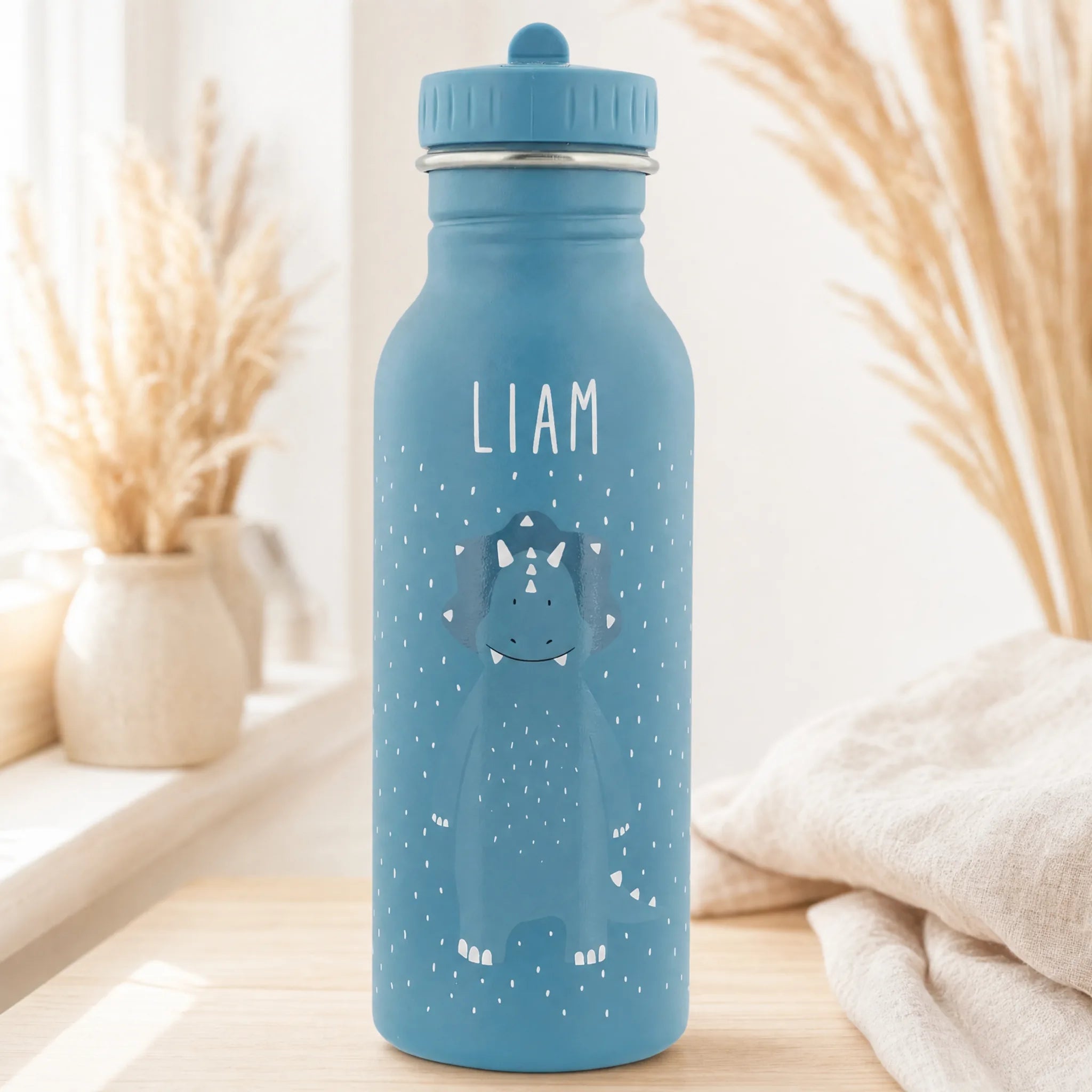 Gourde anti-fuite motif Tricératops en 350 ml et 500 ml — Kidsmood