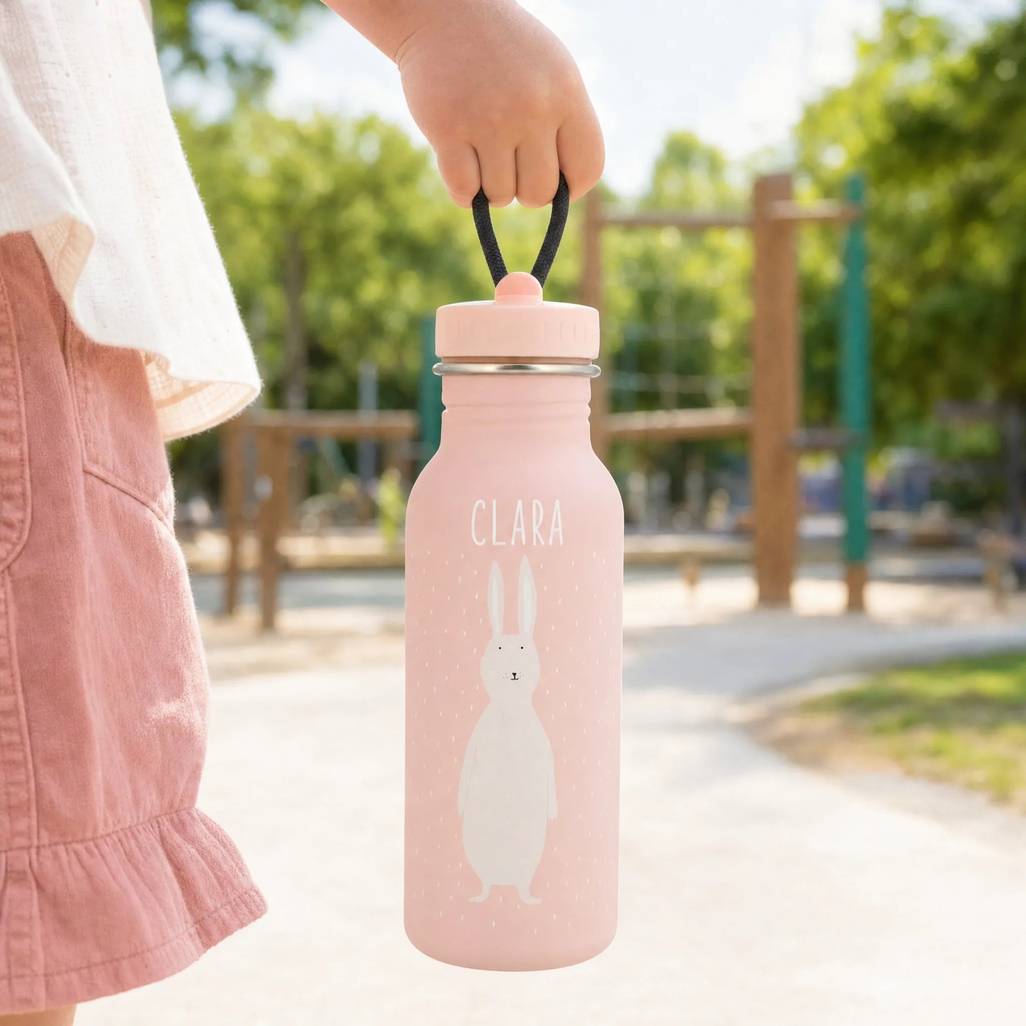 Gourde enfant motif Lapin, idée cadeau personnalisée — Kidsmood