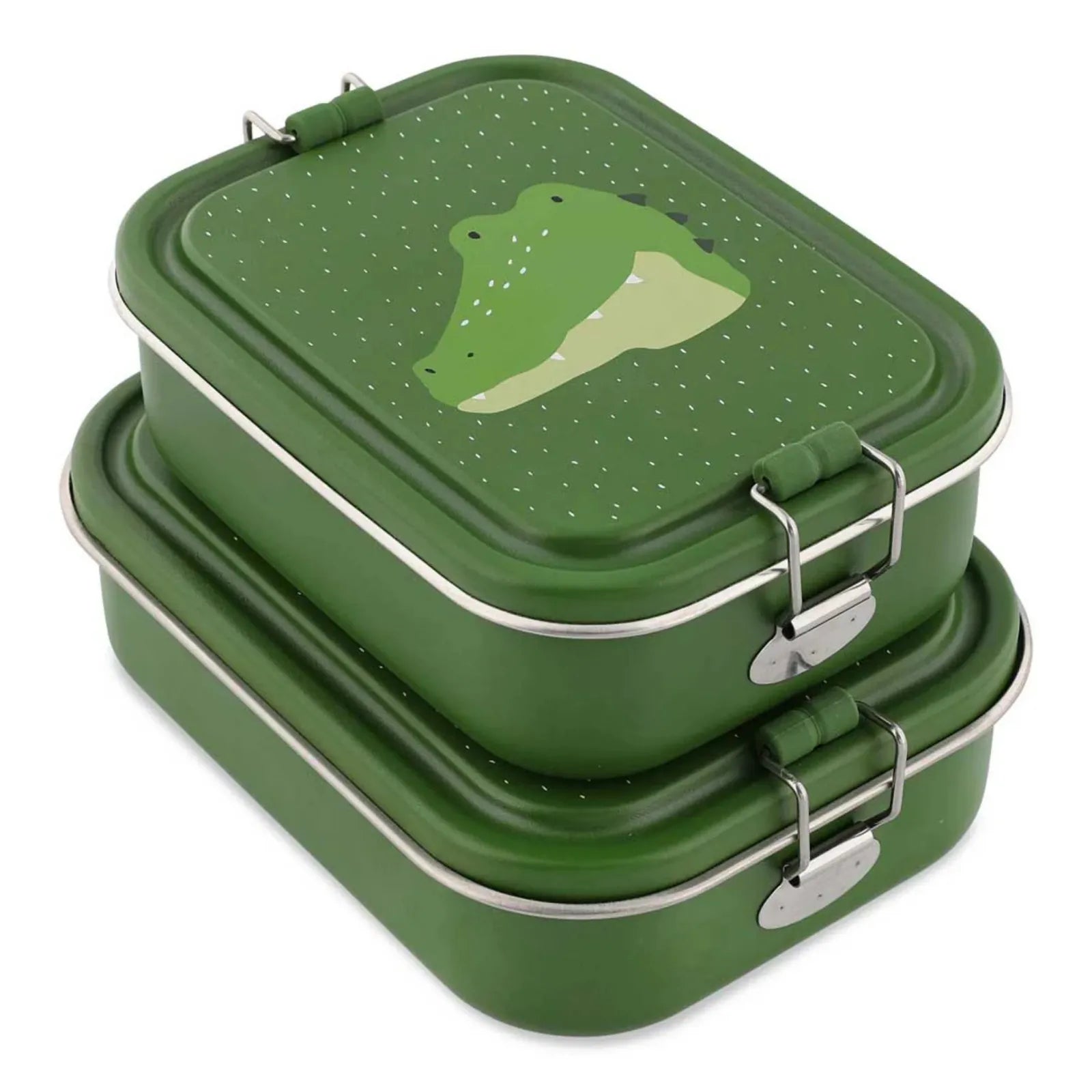 Lunch box inox enfant Crocodile personnalisée — Kidsmood