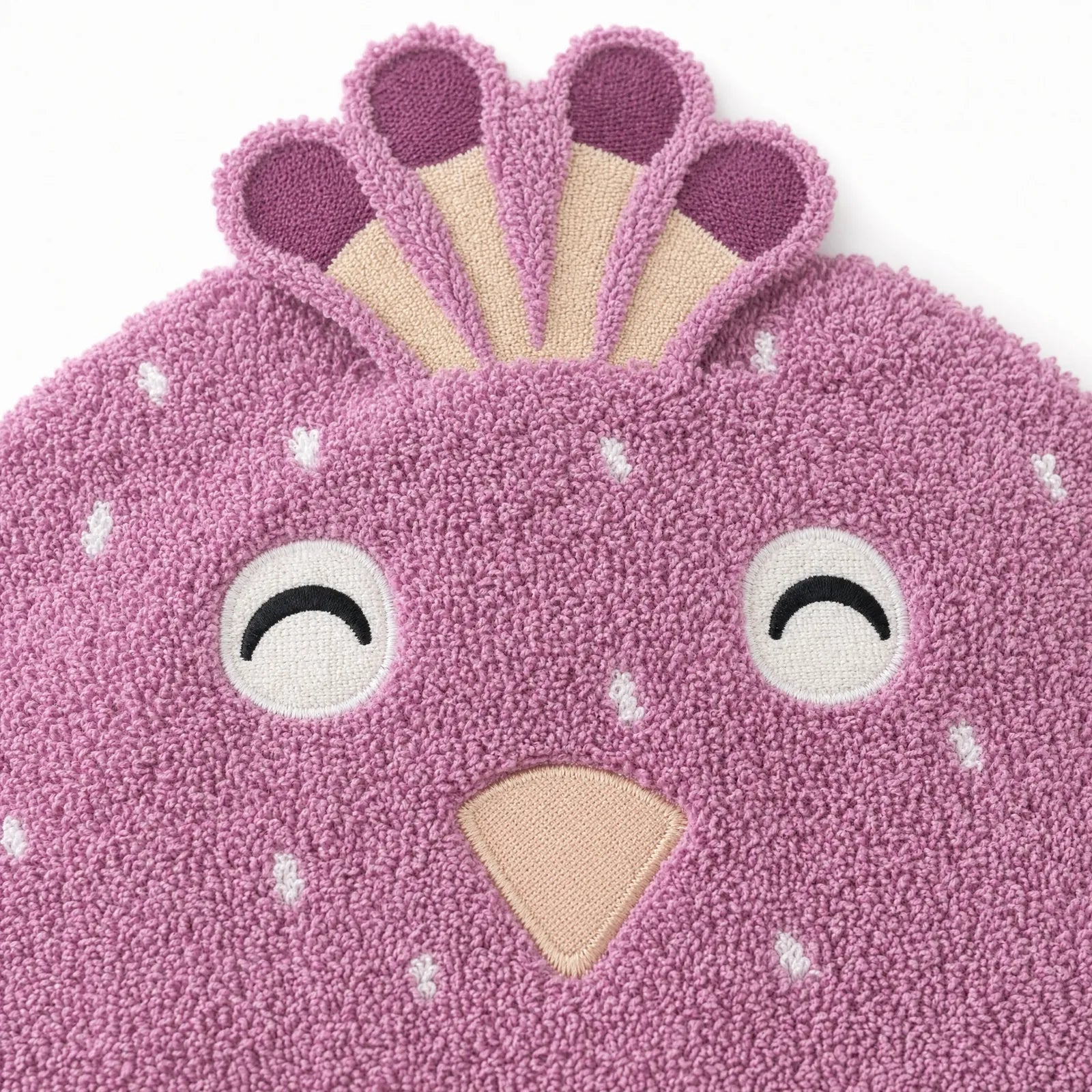 Cape de bain bébé Paon, idée cadeau naissance & baptême — Kidsmood