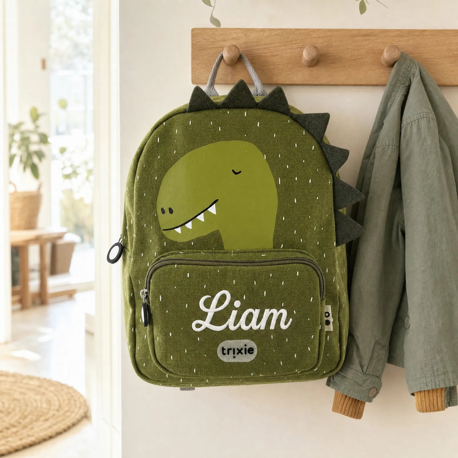Sac à dos Dino en coton pour la crèche — Kidsmood