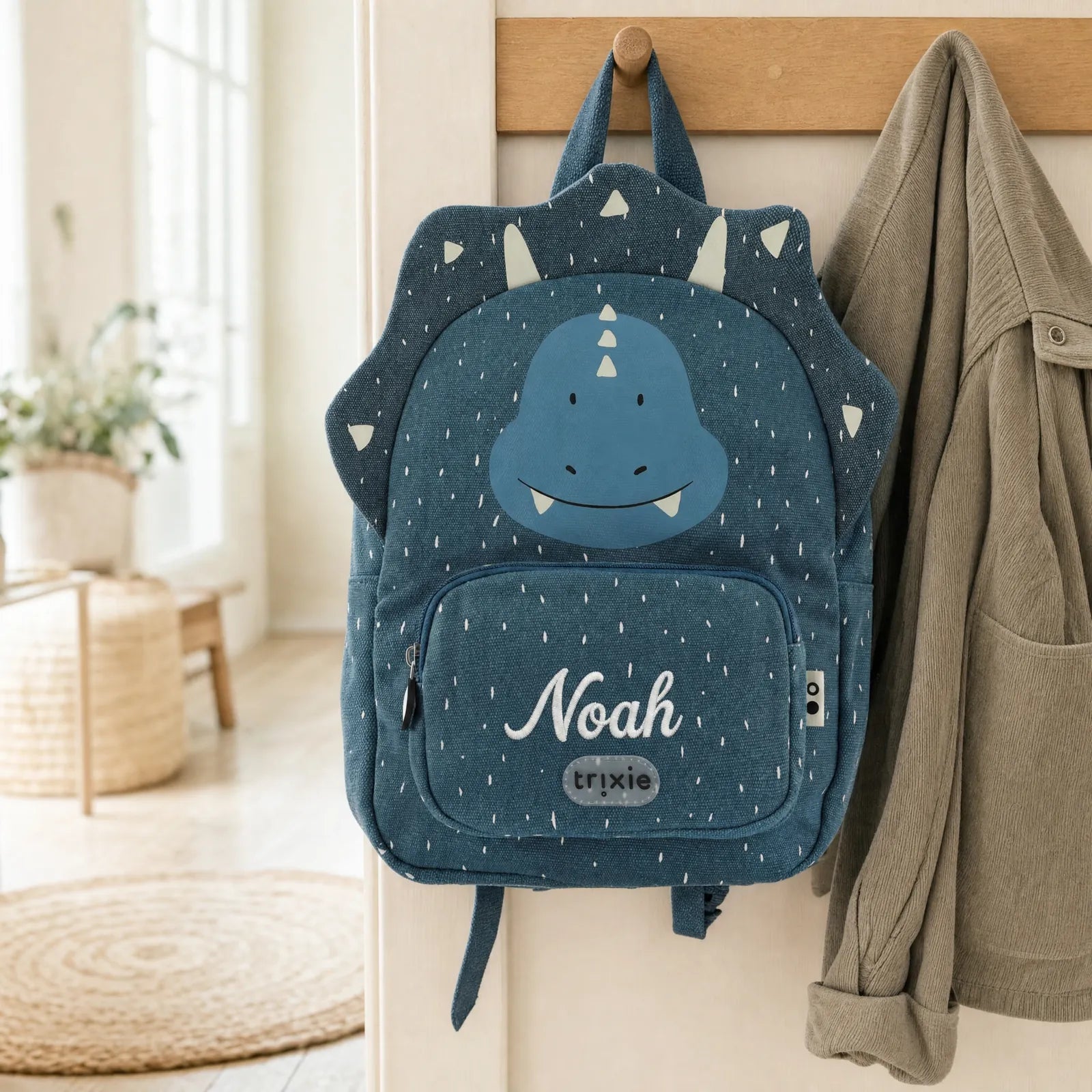 Sac à dos Tricératops en coton pour la crèche — Kidsmood