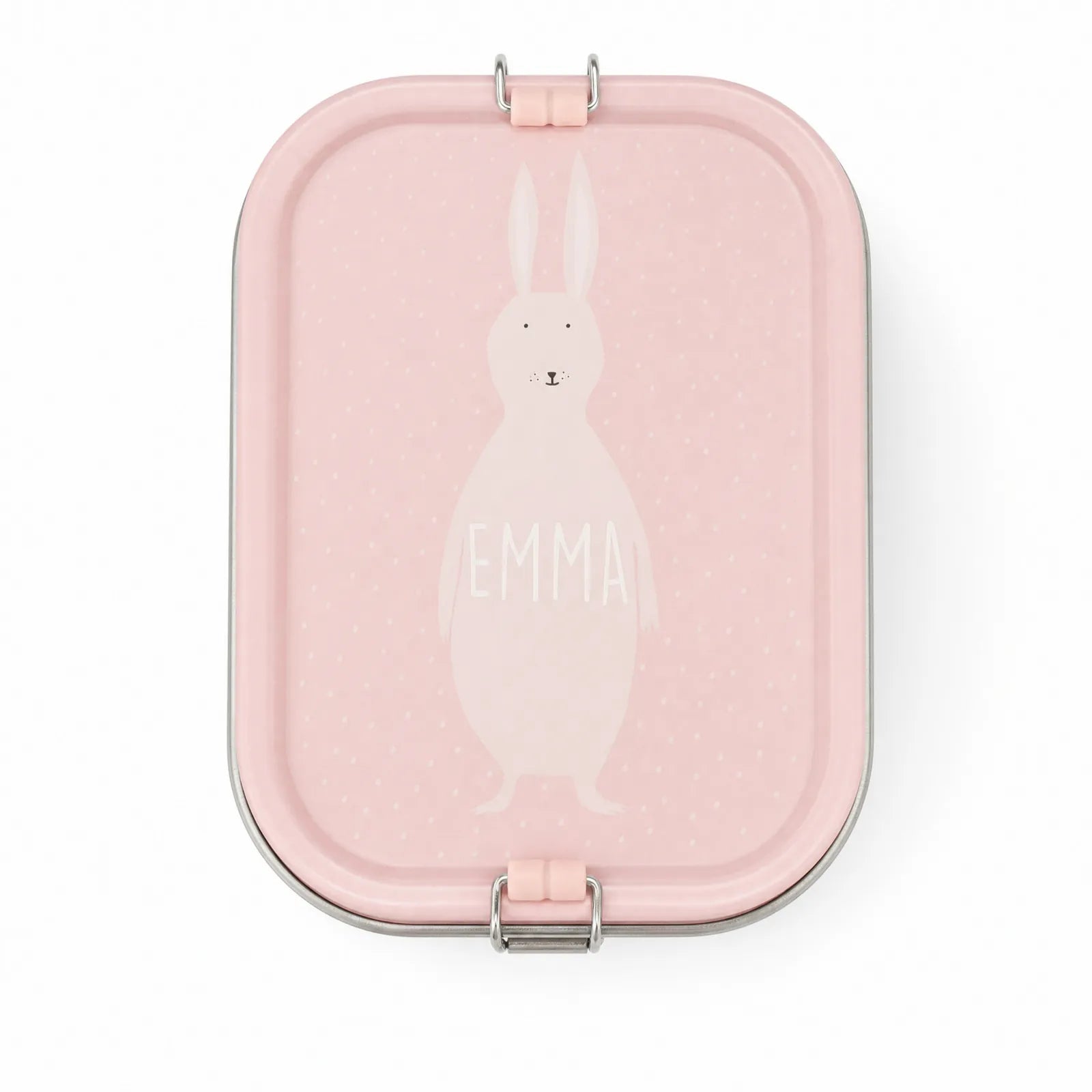 Boîte à goûter inox Lapin pour les snacks — Kidsmood